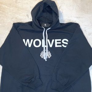 DarcSport Unisex Oversize Solid Classic Black Hoodie